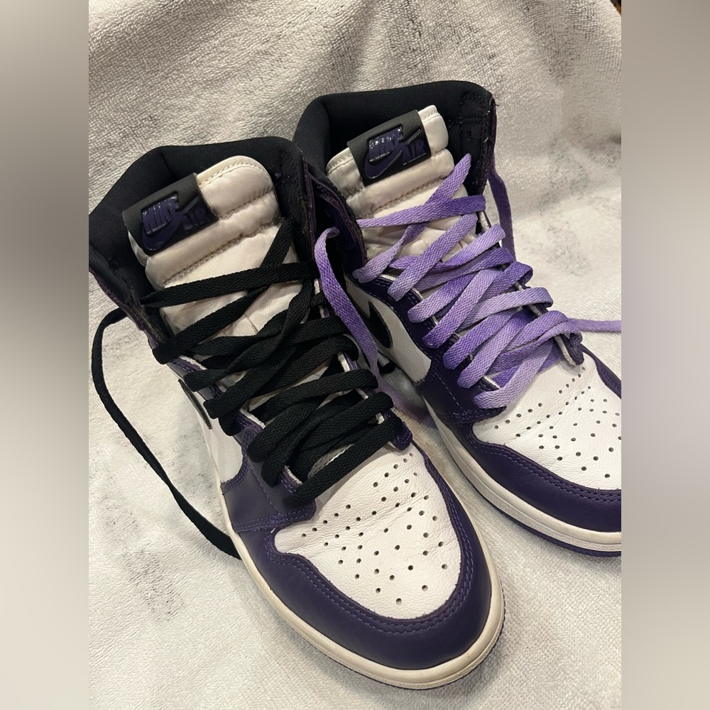 Jordan 1 Retro High Court Purple White